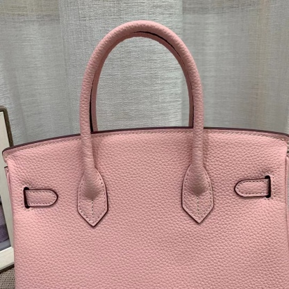 Herthtmes Togo Birkin 20/25/30/35 Bottle Pink Bag