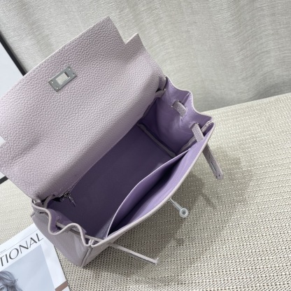 Herthtmes Togo Birkin 20/25 Bottle Light Purple Bag