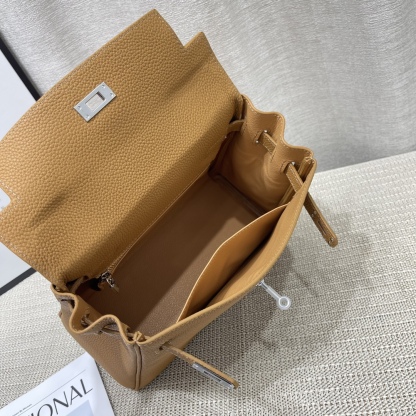 Herthtmes Togo Birkin 20/25 Bottle Brown Bag