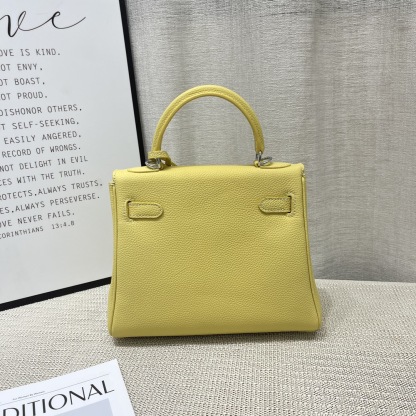 Herthtmes Togo Birkin 20/25 Bottle Yellow Bag