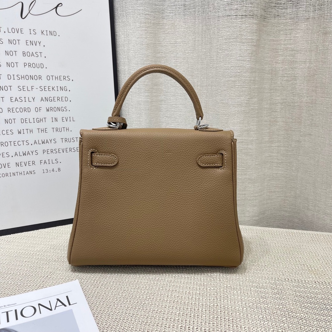 Herthtmes Togo Birkin 20/25 Bottle Brown Bag