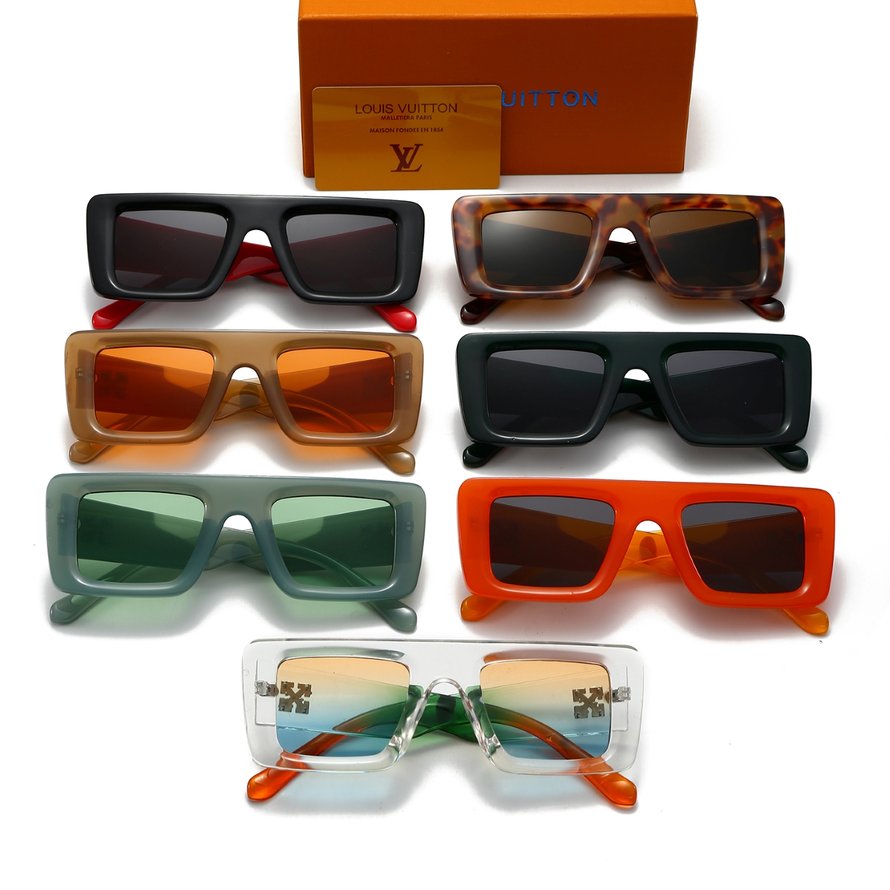 7-color fashionable LthtV sunglasses