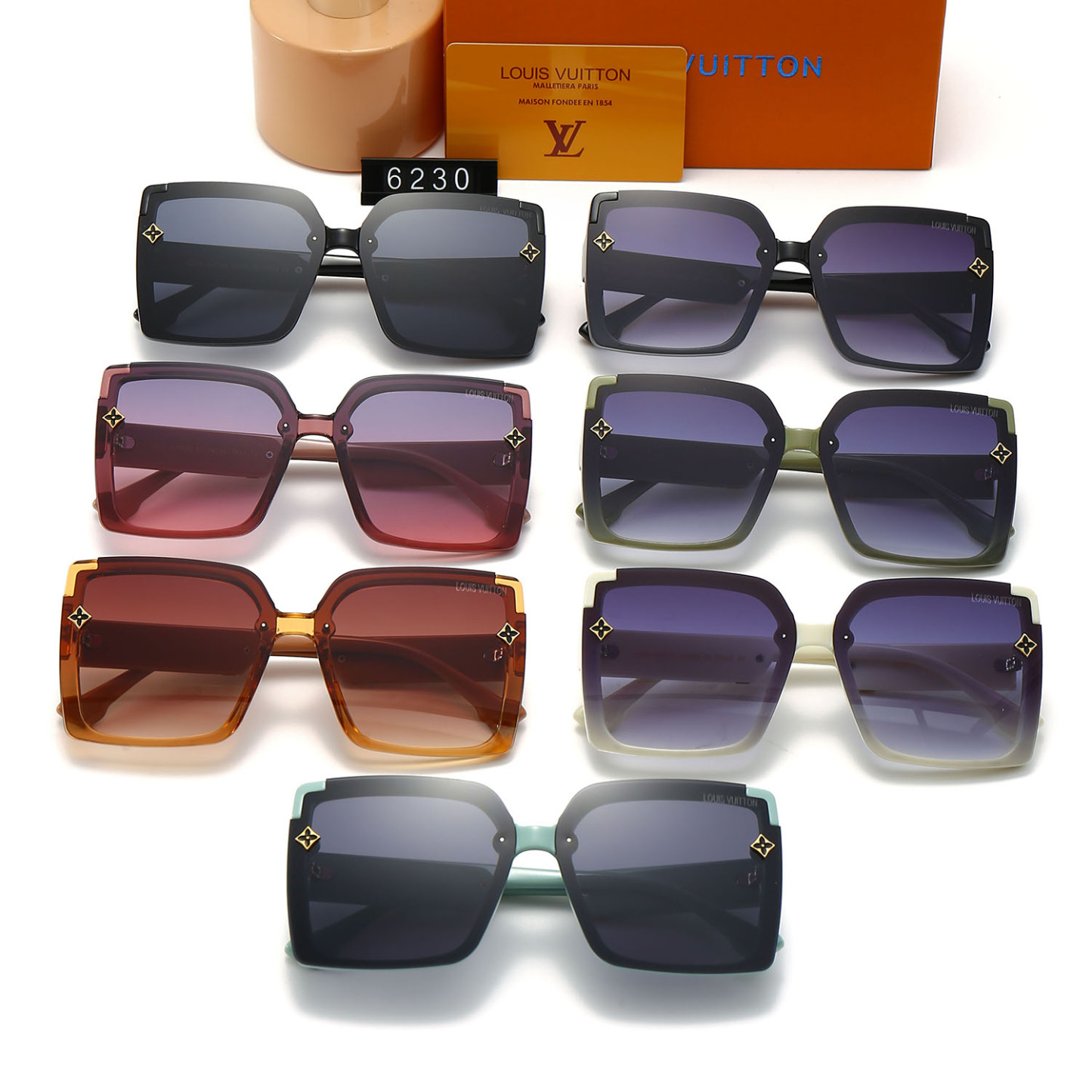 7-color fashionable LthtV sunglasses