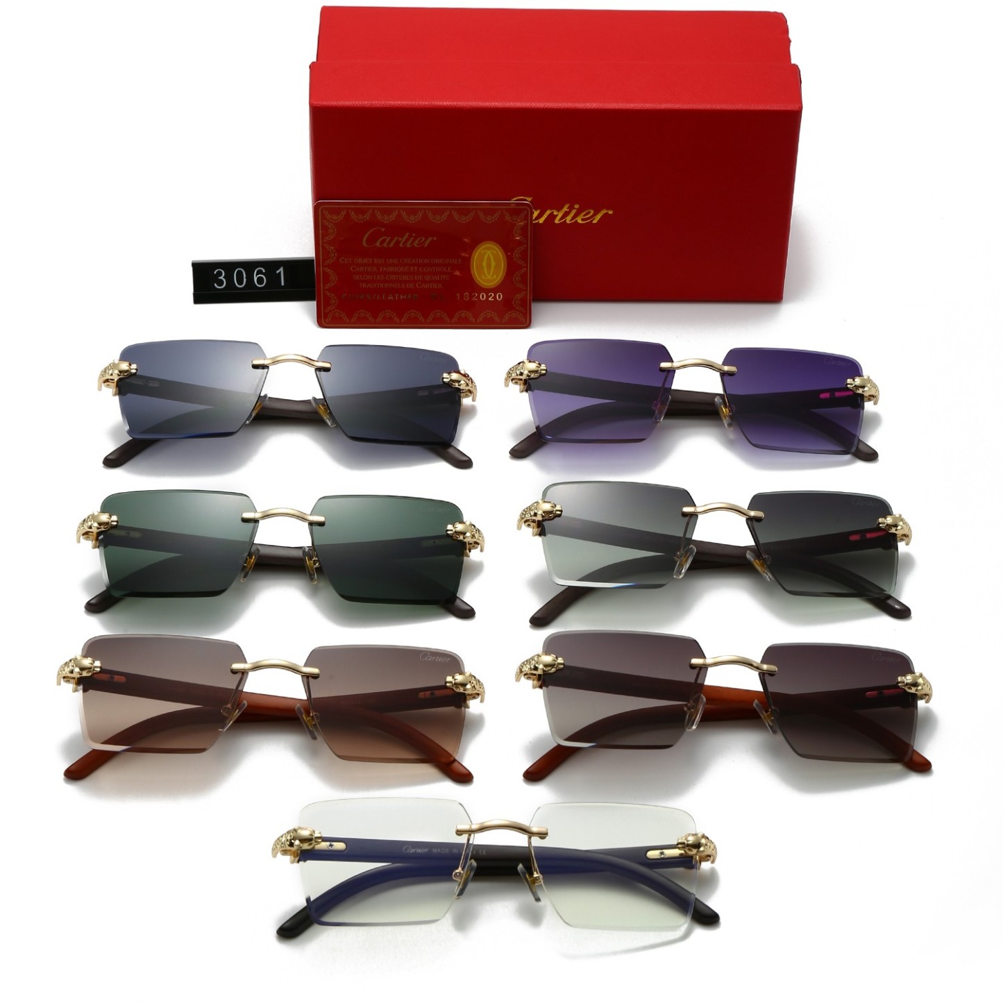 7-color fashionable Carthttier sunglasses