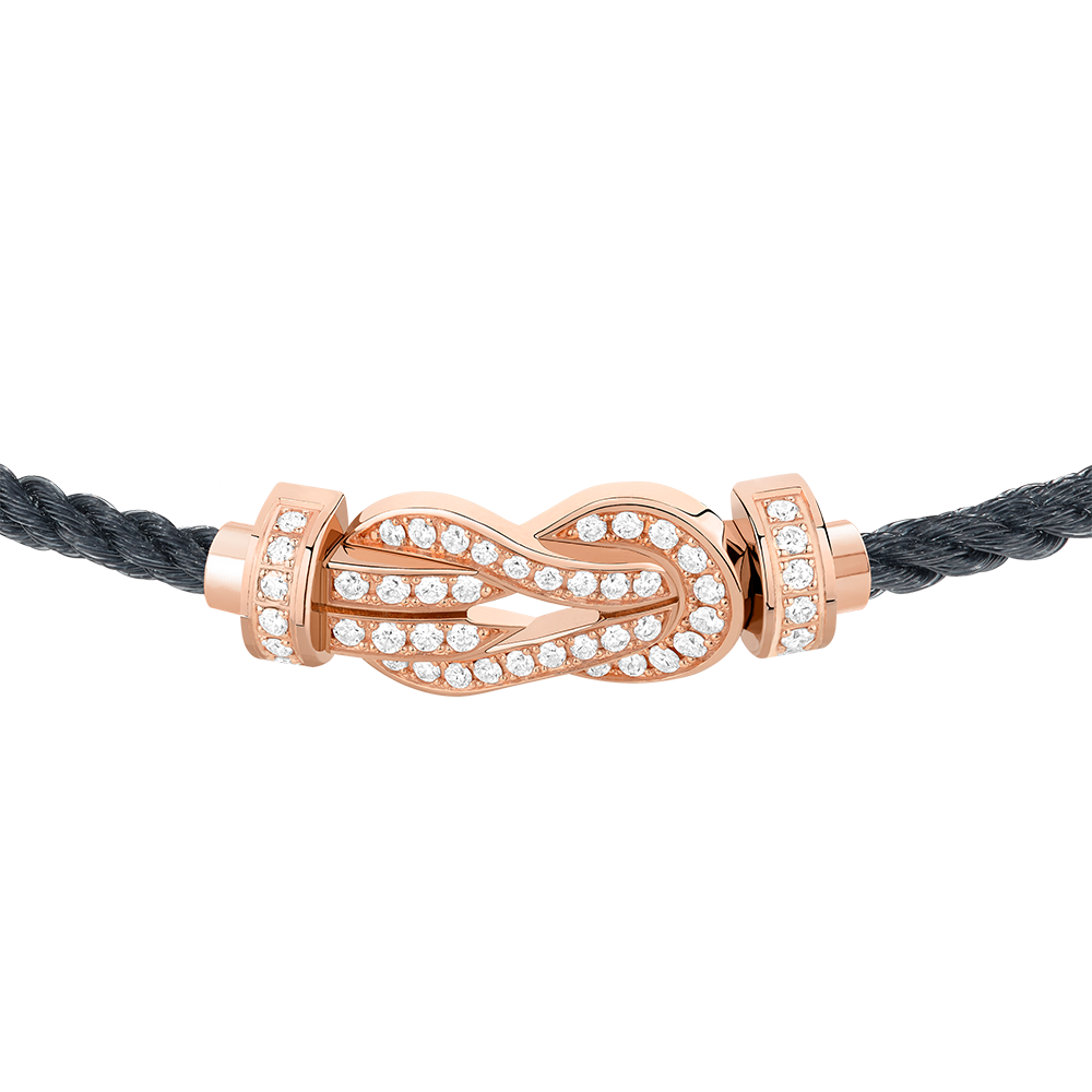 CHANCE INFINIE BRACELET 18K PINK GOLD AND DIAMONDS MEDIUM MODEL
