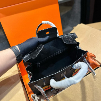 Birkin 20/25/29 Sellier Limited Edition Faubourg Bag with Palladium Hardware