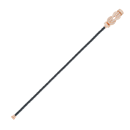 CHANCE INFINIE BRACELET 18K PINK GOLD AND DIAMONDS MEDIUM MODEL