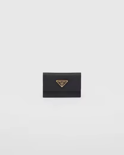 Saffiano leather card holder