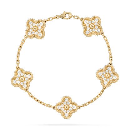 Yellow Gold Alhambra Jewelry Set & 5 Motifs