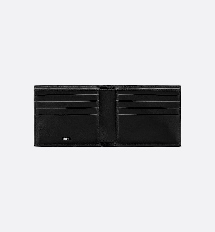 Bifold Wallet  Black Oblique Galaxy Leather