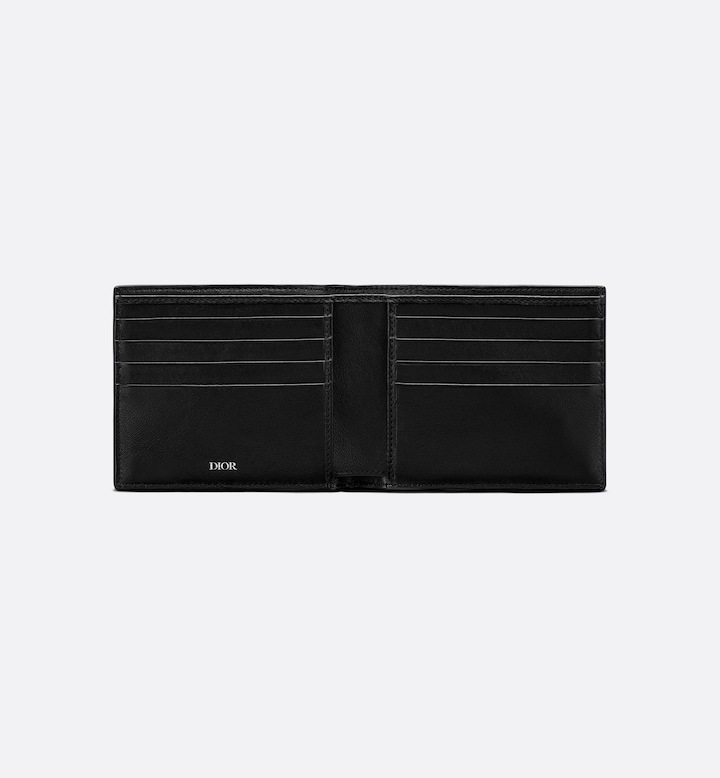 Bifold Wallet  Black Oblique Galaxy Leather