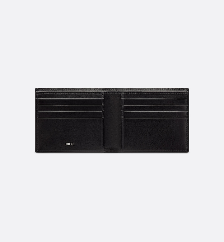 Wallet Black Oblique Jacquard