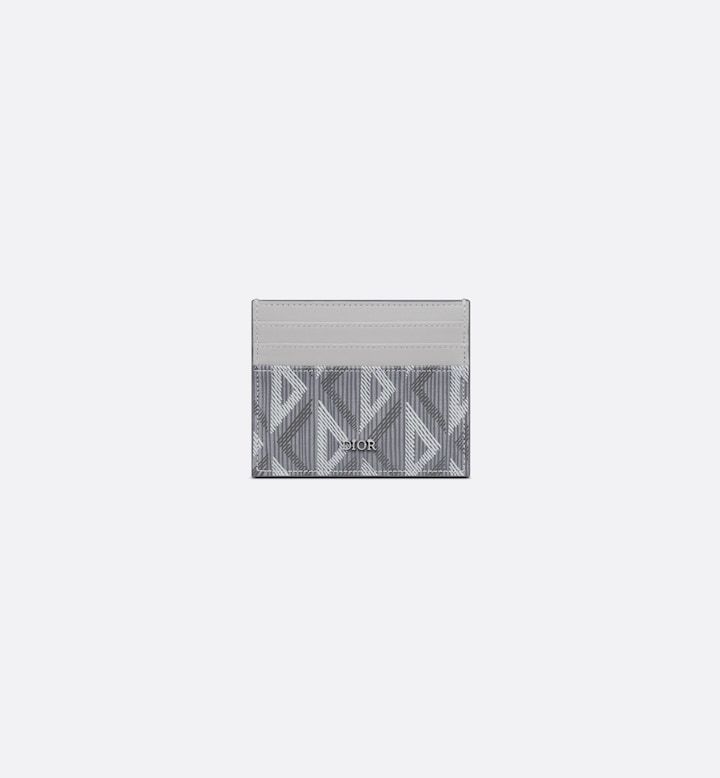 Card Holder Gray CD Diamond Canvas