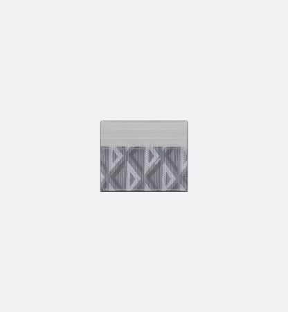 Card Holder Gray CD Diamond Canvas