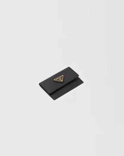 Saffiano leather card holder