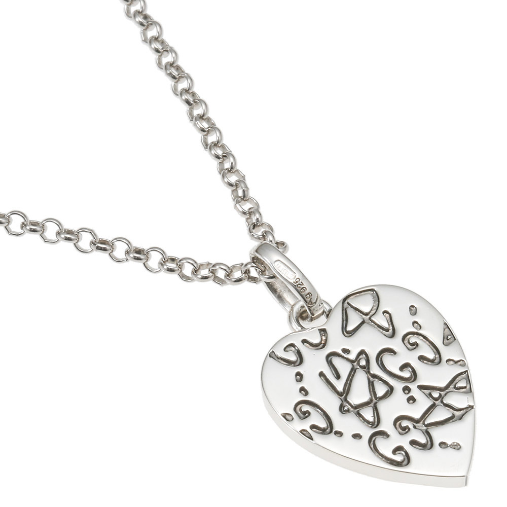 silver Ghost Heart charms-YBG45527200100U