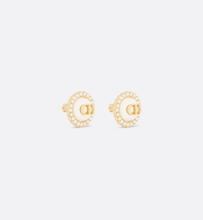Petit CD Baroque Stud Earrings