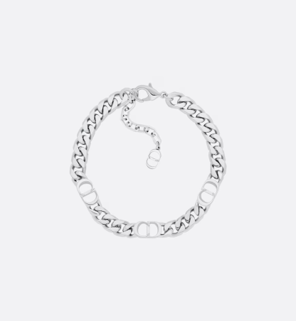 CD Icon Thin Chain Link Bracelet