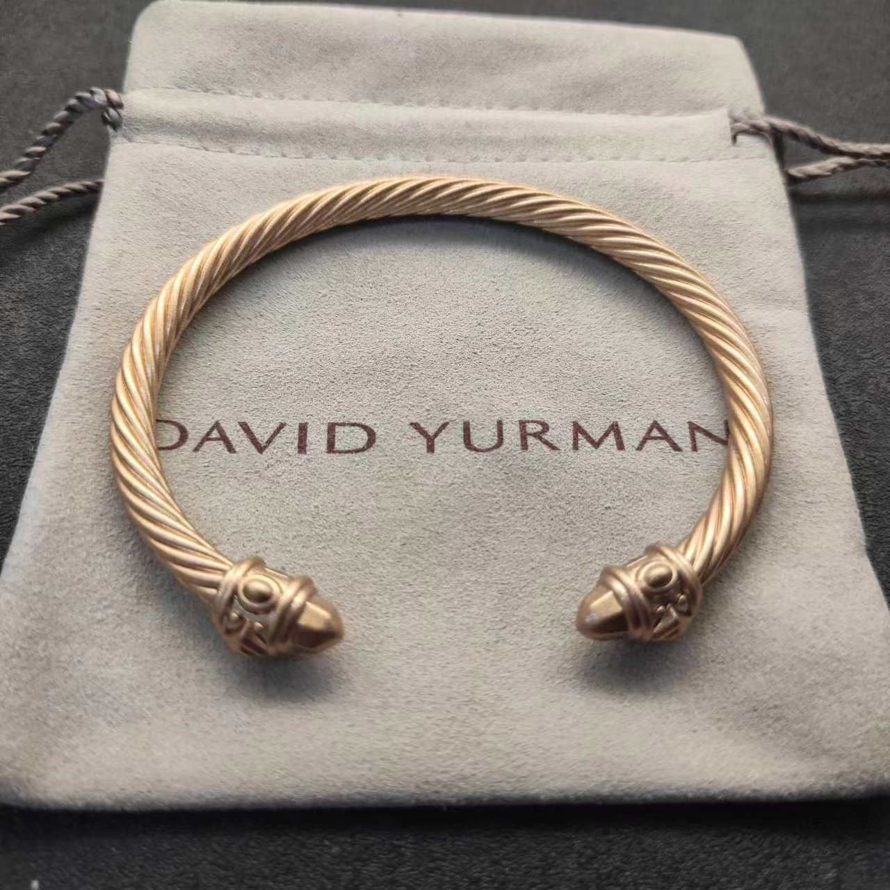 Renaissance® Classic Cable Bracelet Light Brown, 5mm