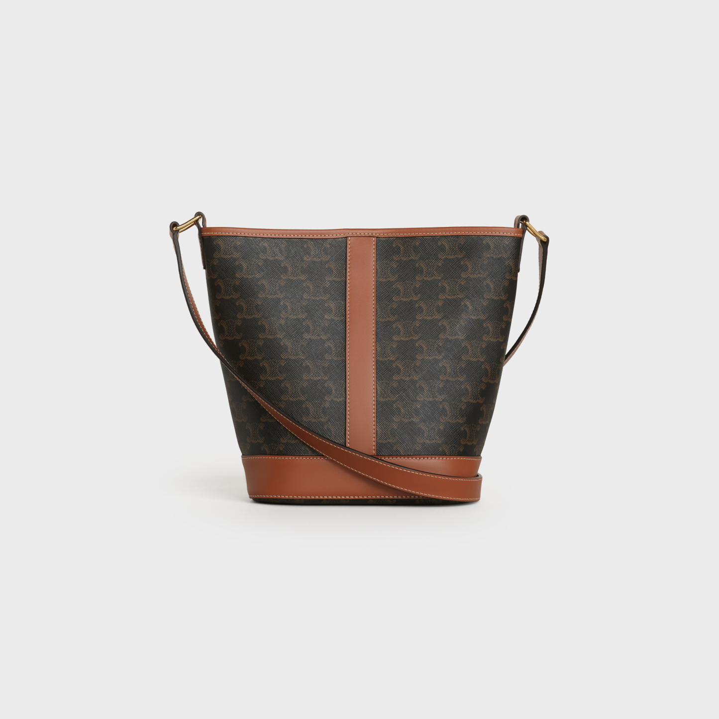 Small Bucket in Triomphe Canvas and calfskin