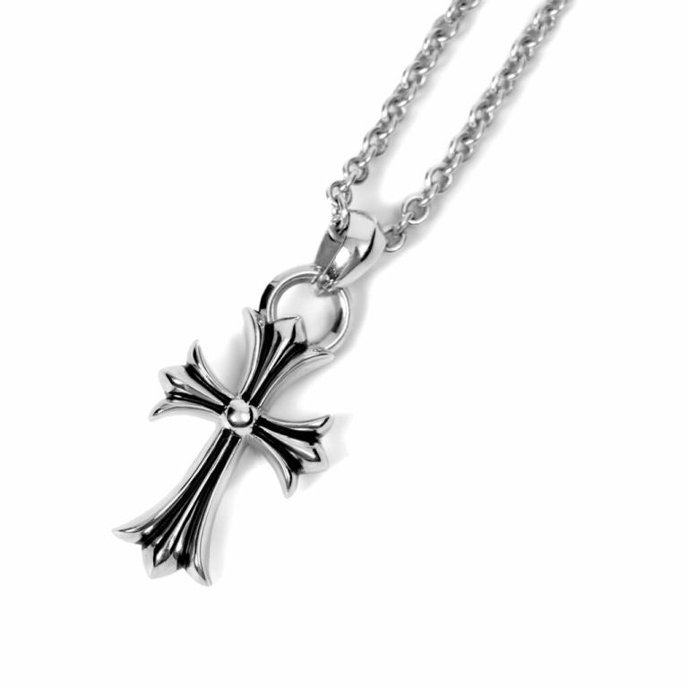 SMALL CROSS PENDANT WITH BAIL