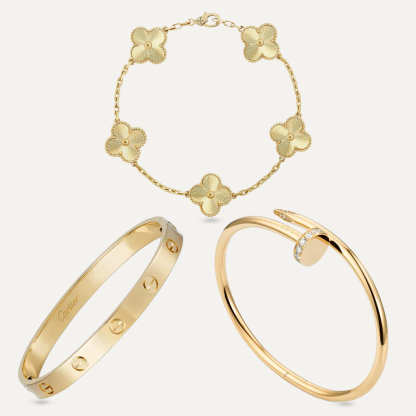 3‑Piece Icon Stack – Love, Clou & Clover