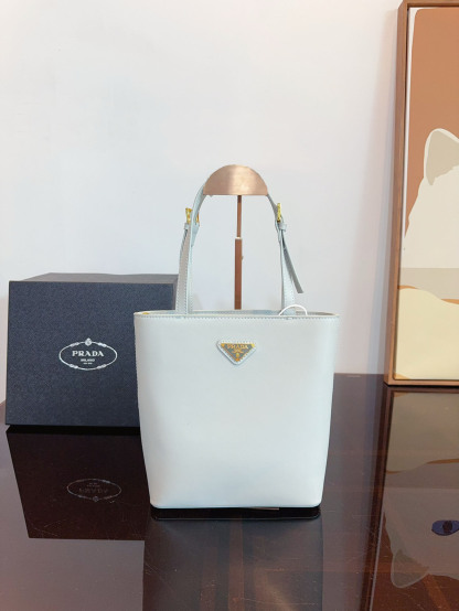 Saffiano Leather Prada Panier Bag