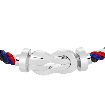 CHANCE INFINIE BRACELET 18K WHITE GOLD LARGE MODEL