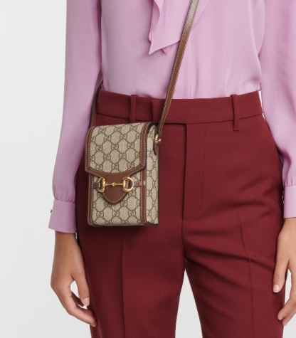 Horsebit 1955 canvas crossbody bag