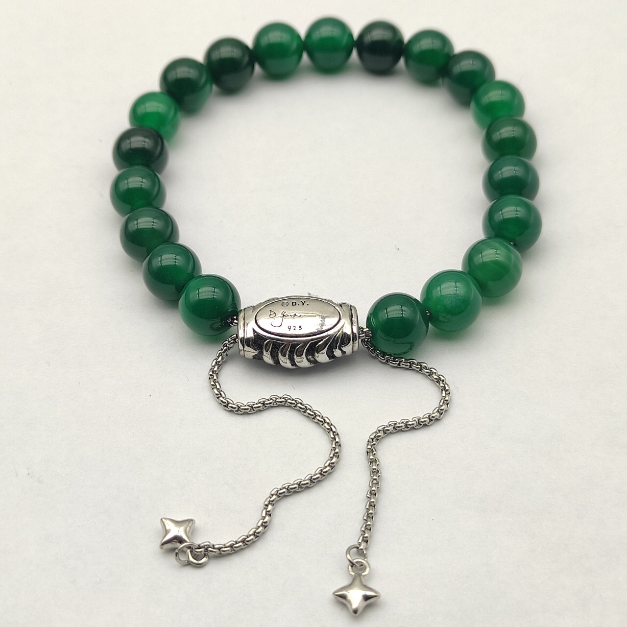 8MM Stretch Rock Crystal Bracelet