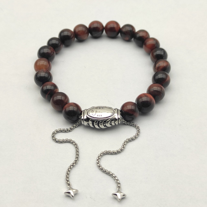 8MM Stretch Rock Crystal Bracelet