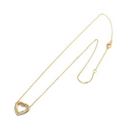 Trinity Heart Diamond Necklace