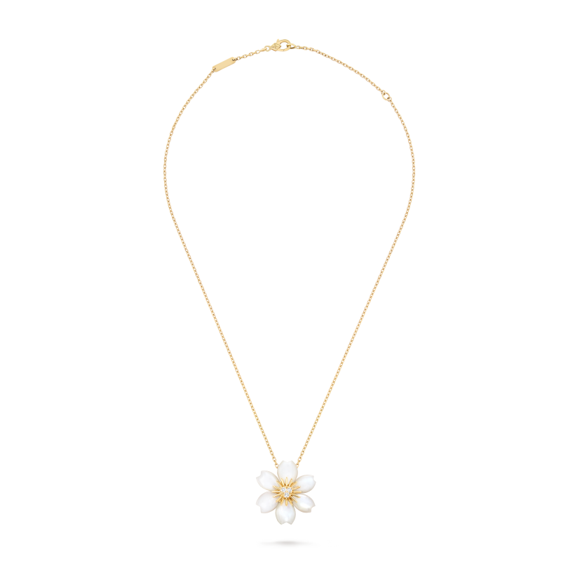 Rose de Noel pendant, mini model