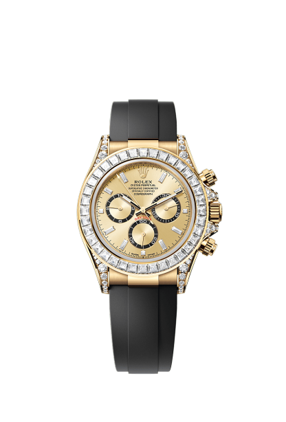 Cosmograph Daytona  Oyster, 40 mm, yellow gold and diamonds  Reference 126538TBR