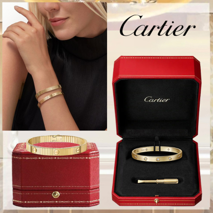 LOVE UNLIMITED BRACELET, FLEXIBLE & LOVE BRACELET, 10 DIAMONDS