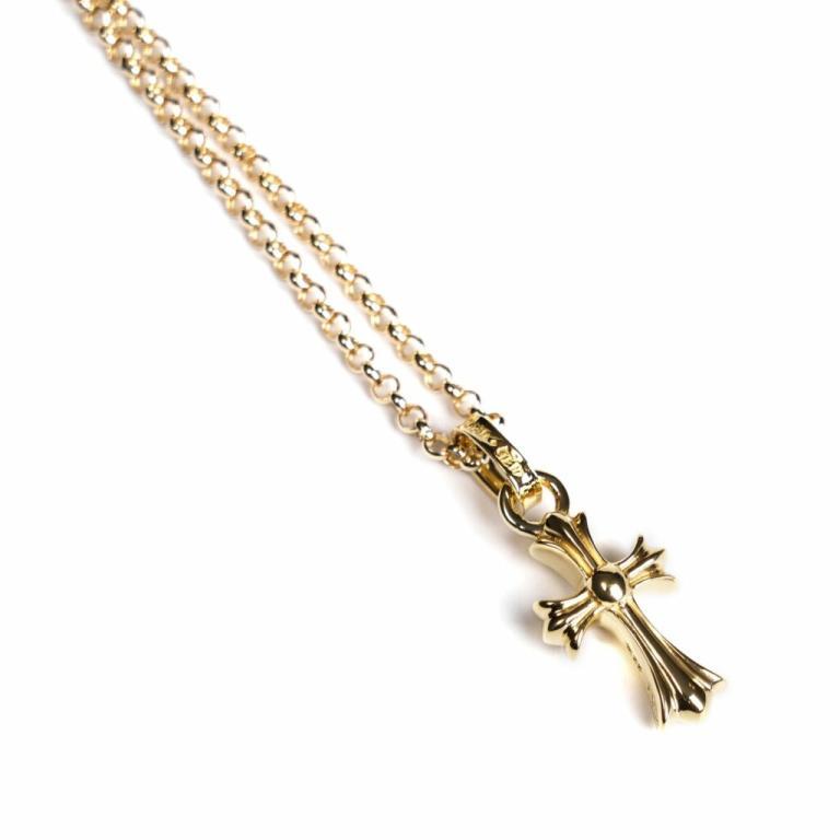 22K GOLD CROSS BABY FAT CHARM