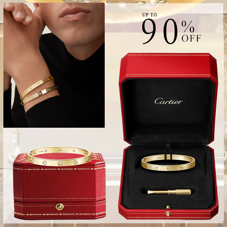 LOVE BRACELET, CLASSIC MODEL & LOVE BRACELET CLASSIC MODEL, 10 DIAMONDS