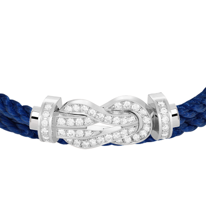 CHANCE INFINIE BRACELET 18K WHITE GOLD AND DIAMONDS LARGE MODEL