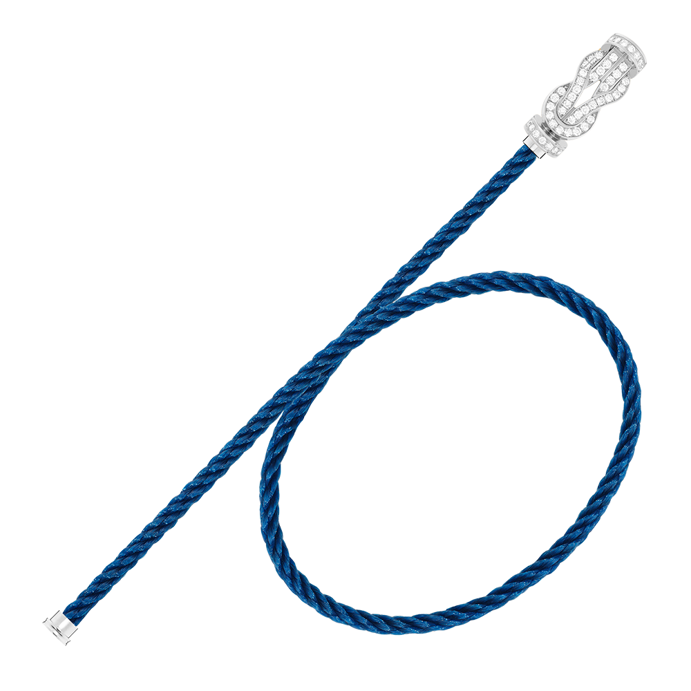 CHANCE INFINIE BRACELET 18K WHITE GOLD AND DIAMONDS LARGE MODEL