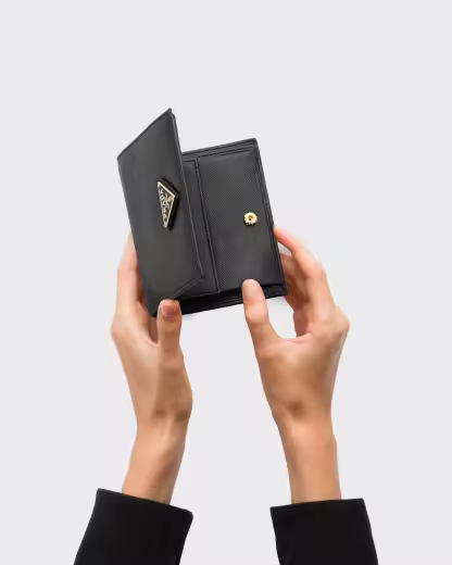 Small Saffiano Leather Wallet