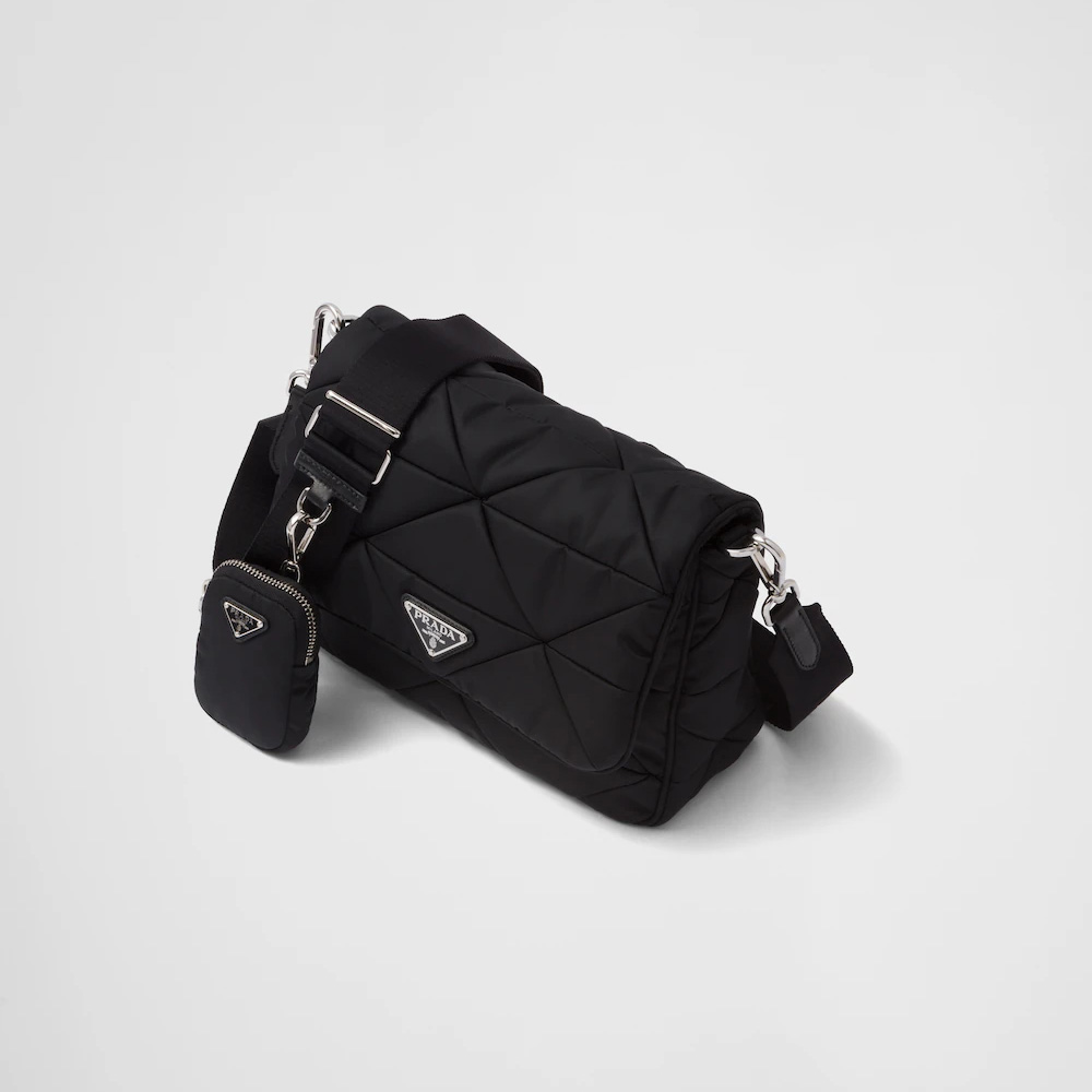 Padded Re-Nylon shoulder bag