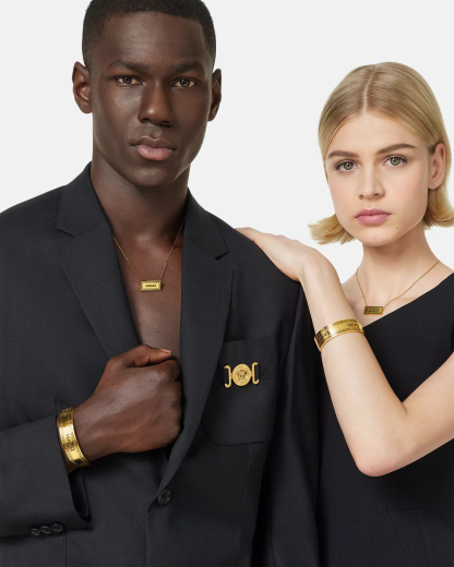 90s Vintage Logo Cuff Bracelet