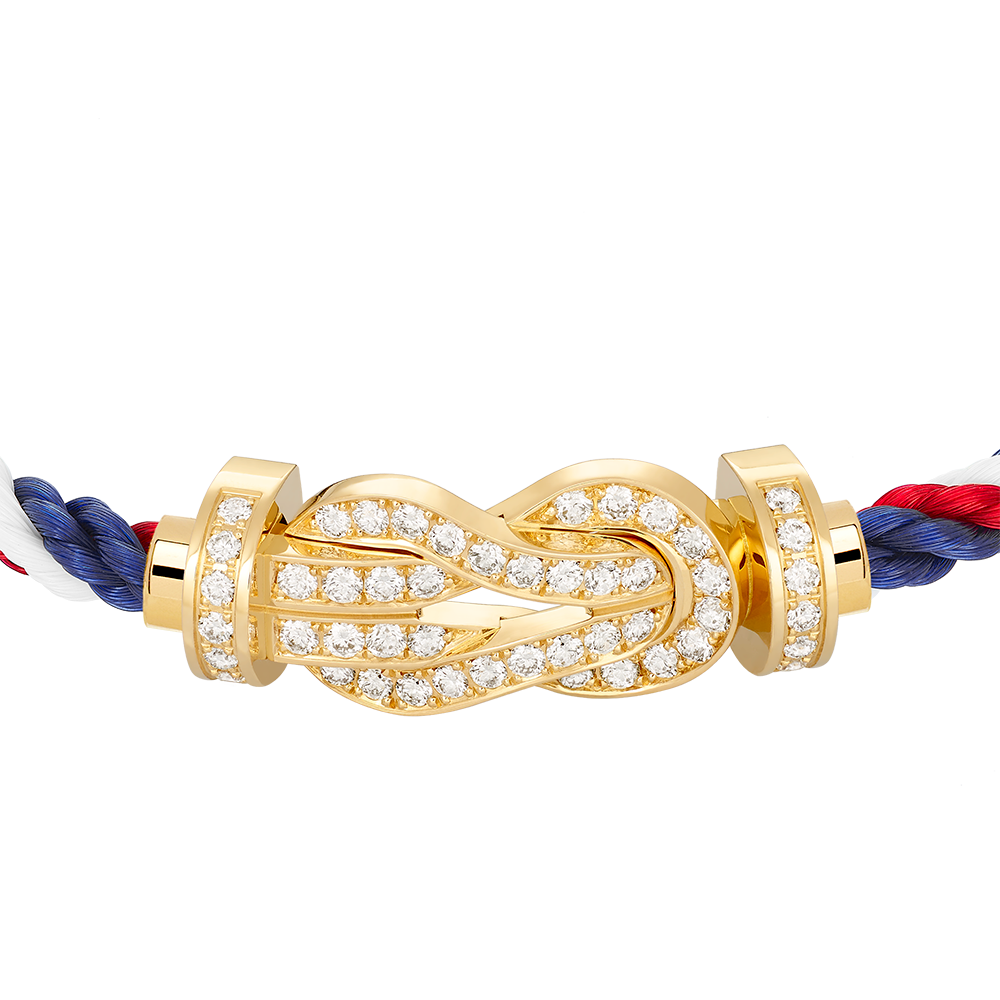 CHANCE INFINIE BRACELET 18K YELLOW GOLD AND DIAMONDS LARGE MODEL