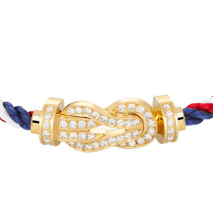 CHANCE INFINIE BRACELET 18K YELLOW GOLD AND DIAMONDS LARGE MODEL