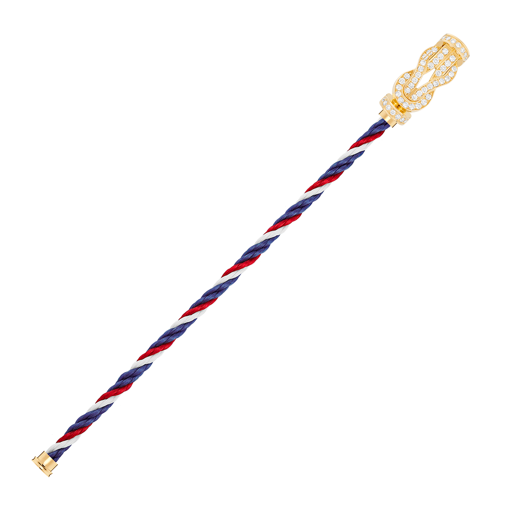 CHANCE INFINIE BRACELET 18K YELLOW GOLD AND DIAMONDS LARGE MODEL