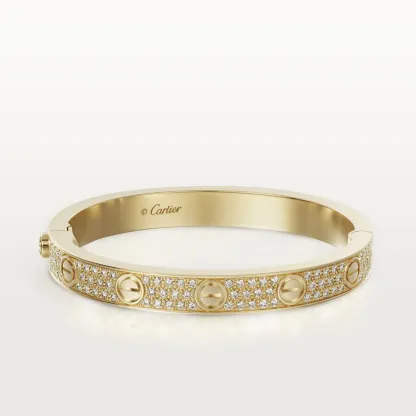 LOVE BRACELET, DIAMOND-PAVED & LOVE BRACELET, CLASSIC MODEL