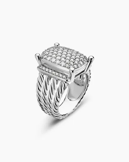 Wheaton® Ring Sterling Silver with Diamonds