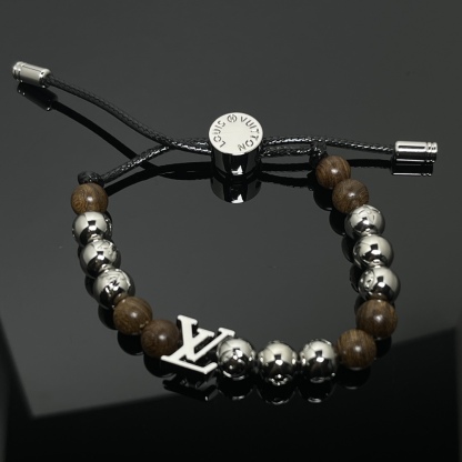 18K  Surfin' Brown Beads Bracelet