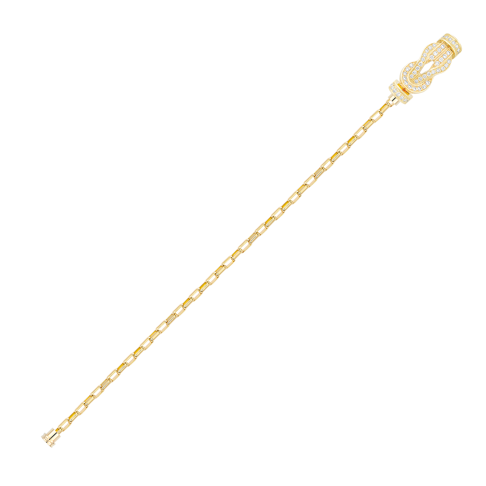 CHANCE INFINIE BRACELET 18K YELLOW GOLD AND DIAMONDS MEDIUM MODEL