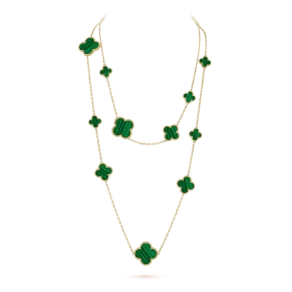 Magic Alhambra long necklace, 16 motifs
